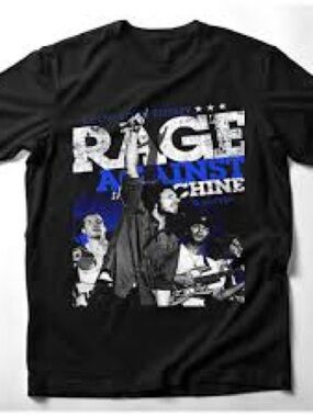 Rage Against the Machine "Know Your Enemy" Graphic T-Shirt Size XL New